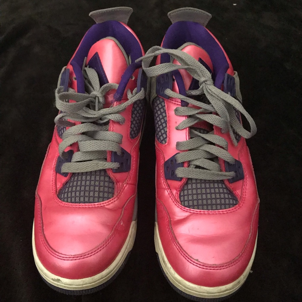 PINK PURPLE JORDANS